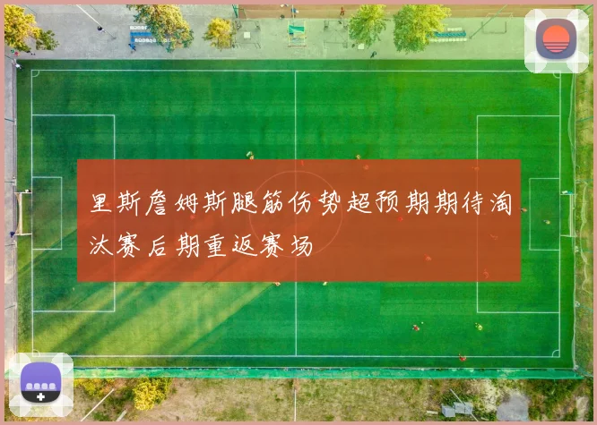 里斯詹姆斯腿筋伤势超预期期待淘汰赛后期重返赛场